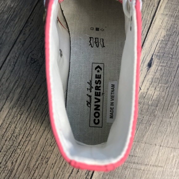 NWT Converse Chuck 70 HI Punch Coral W AUTHENTIC - Picture 7 of 8